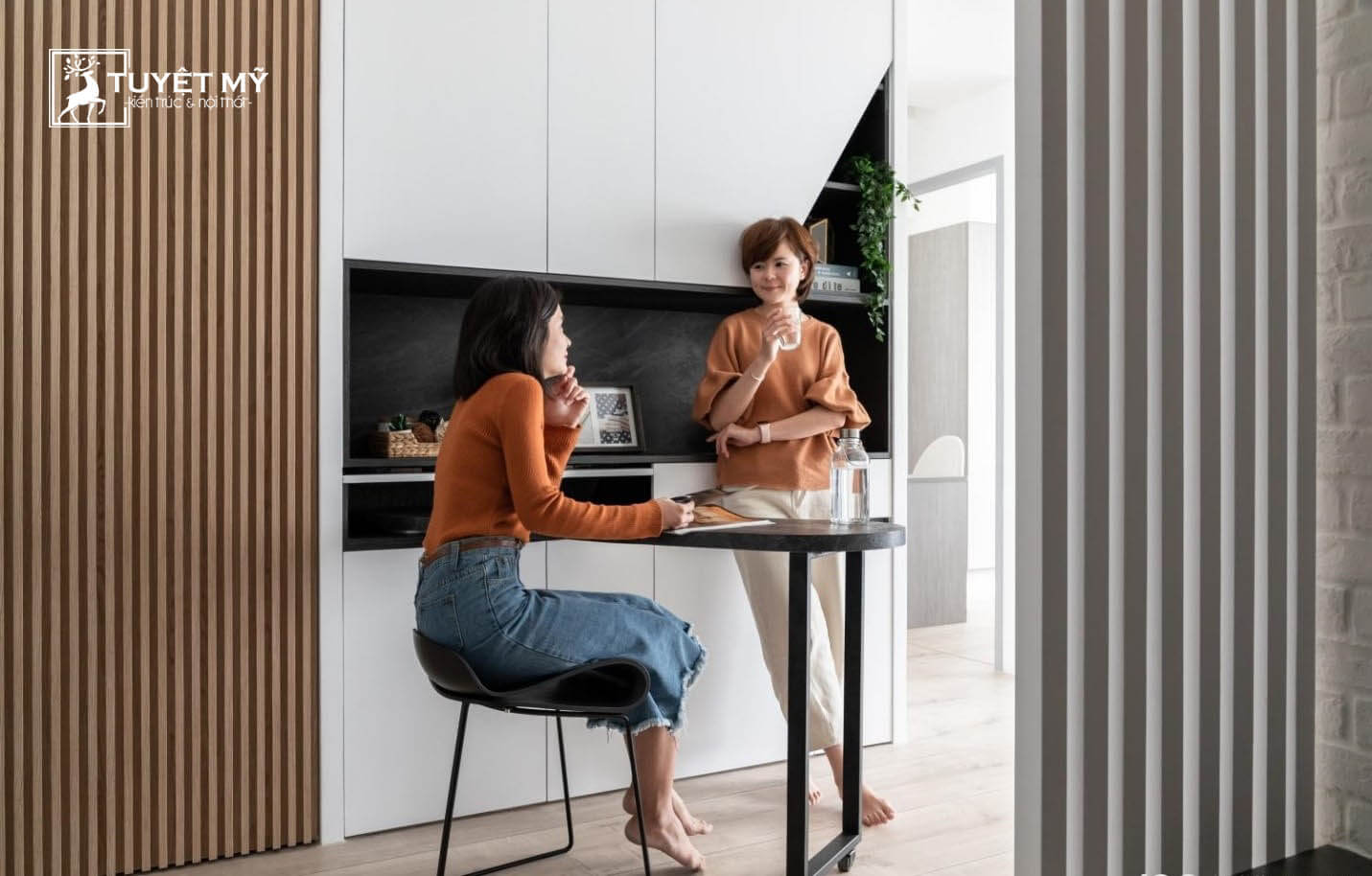 Thiết kế nội thất hiện đại chung cư 65 m2 đơn giản nhưng vẫn đầy đủ tiện nghi